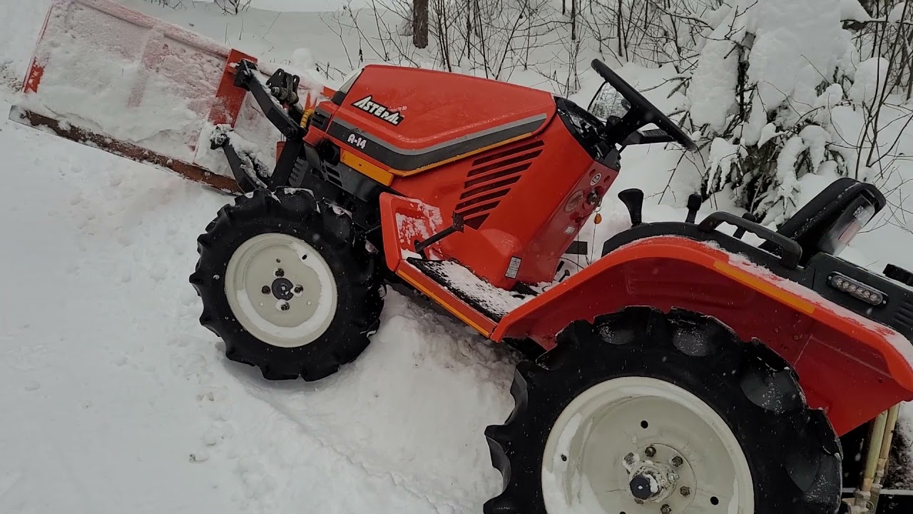 Kubota А 14 и зимой есть работенка