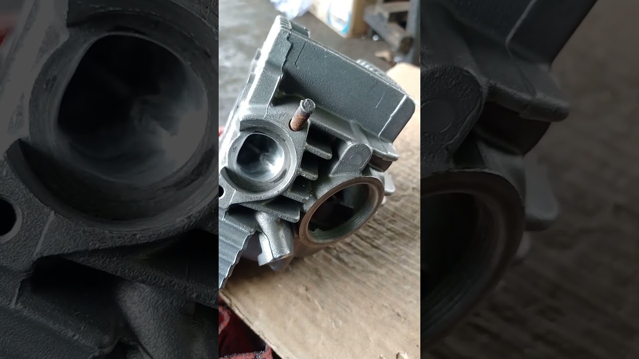 PORTING CYLINDER HEAD JUPITER Z PART 2 #PORTING #HEAD #JUPITERZ #SHORTS