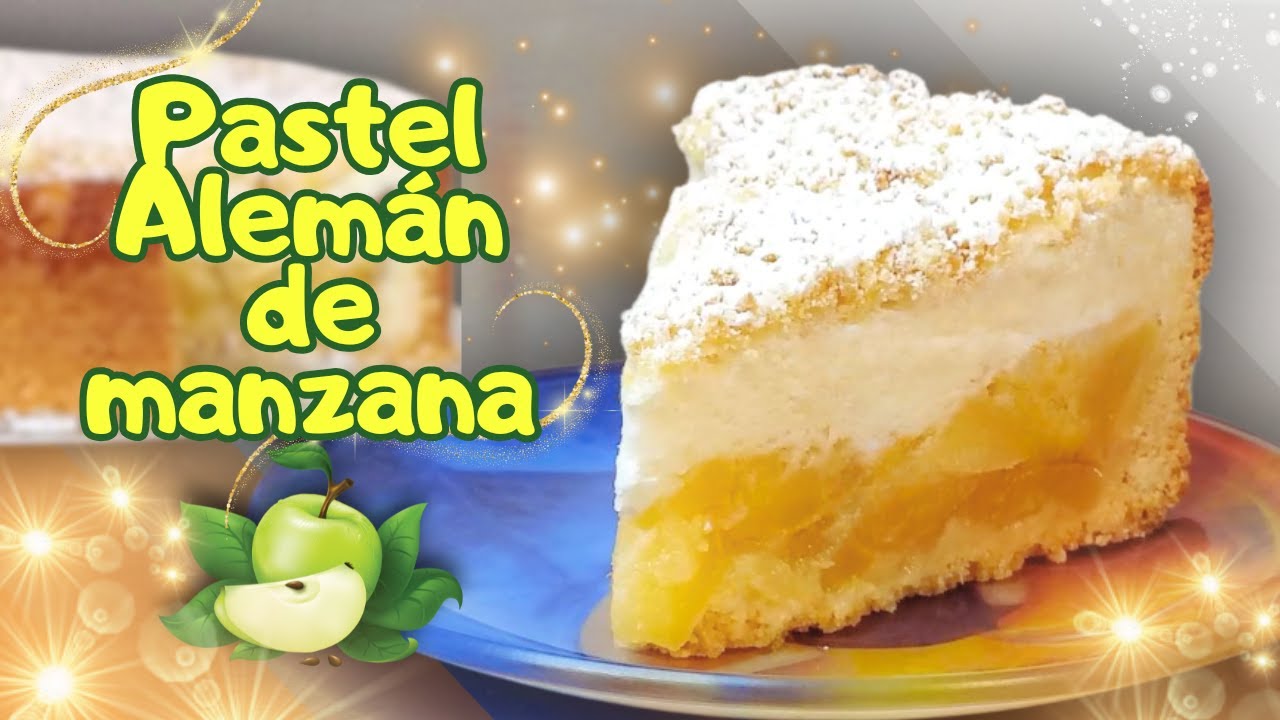 ¡EL PASTEL ALEMÁN DE MANZANA que te dejará el mejor sabor de boca! 😍🍎(crocante y delicioso)