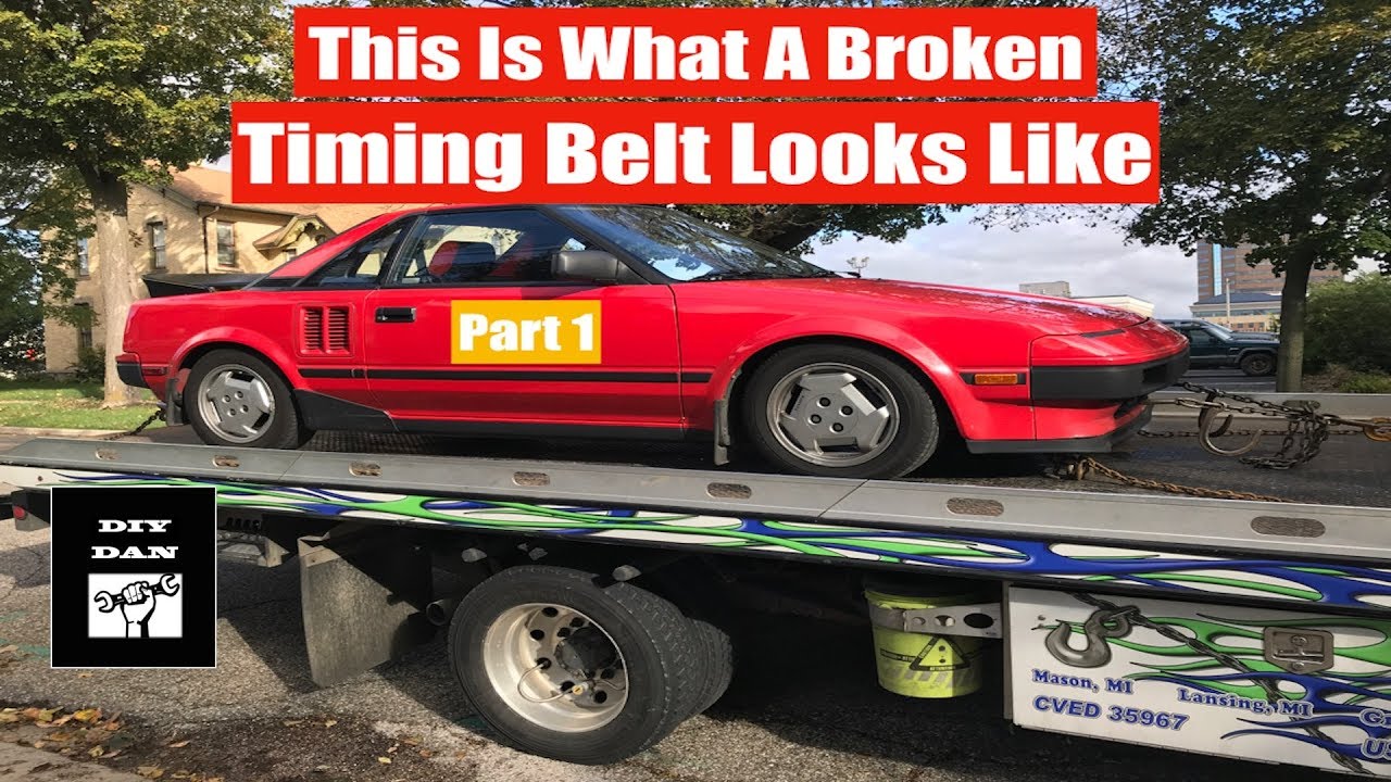 The Timing Belt Broke In My Toyota MR2 AW11 Part 1