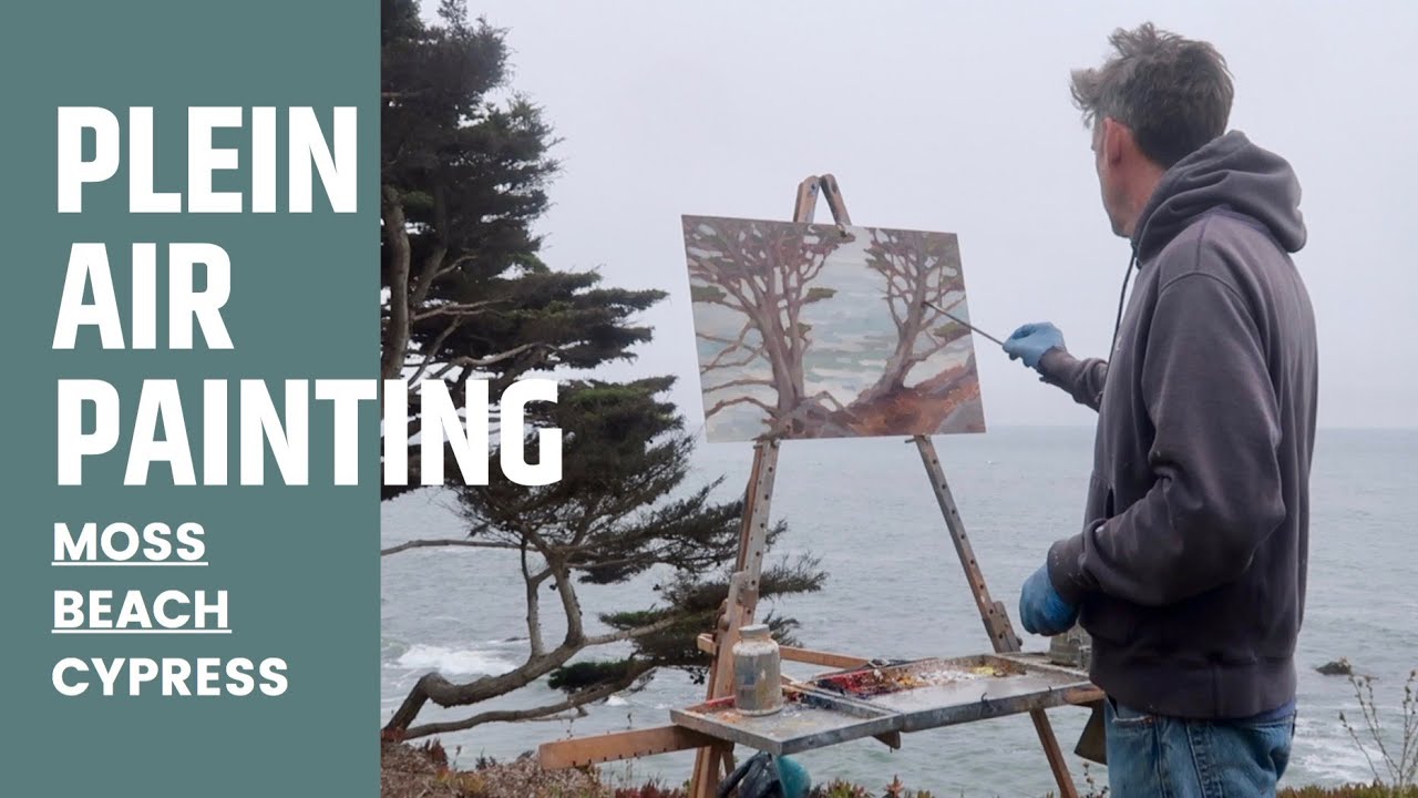 PLEIN AIR oil painting DESIGN PROCESS narrated