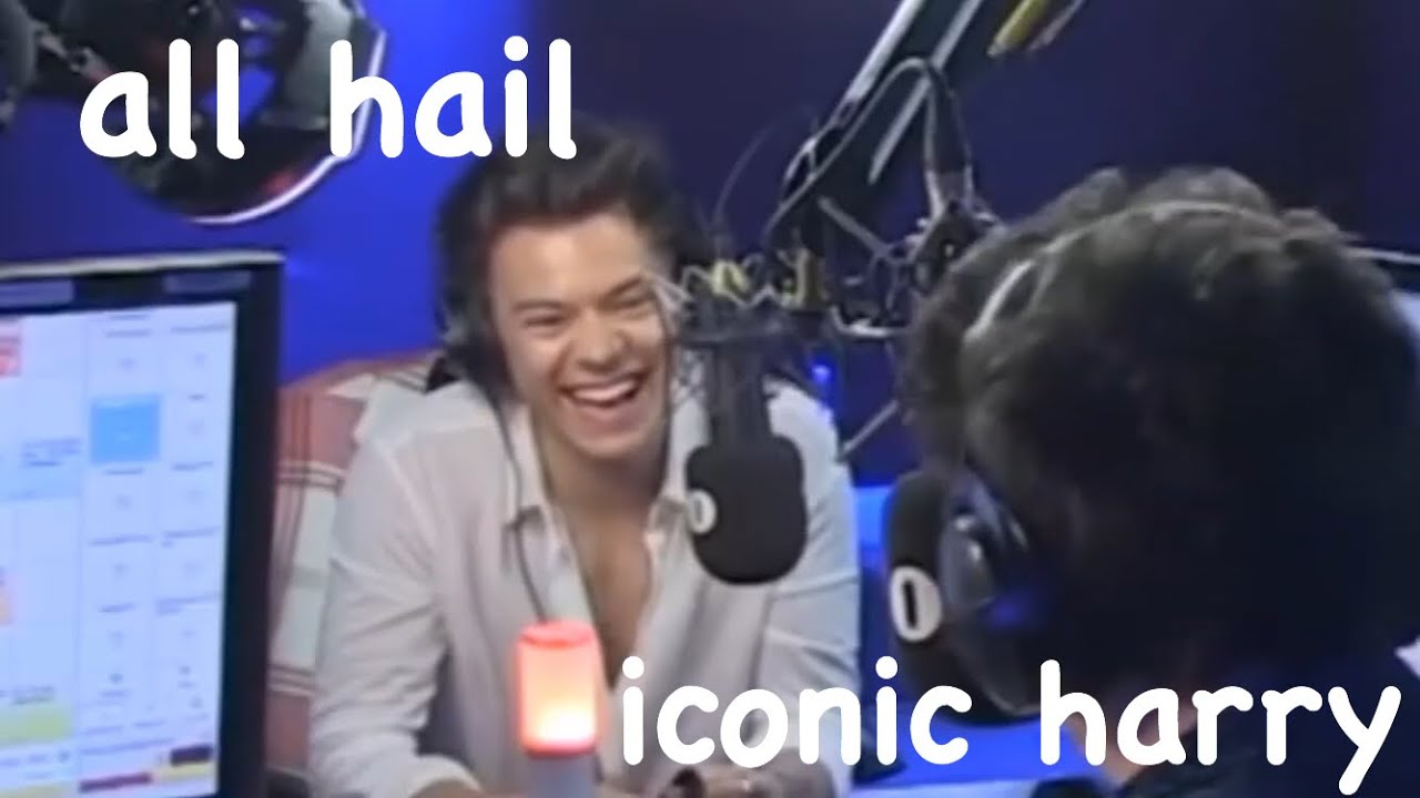 harry styles being iconic for 5 minutes straight
