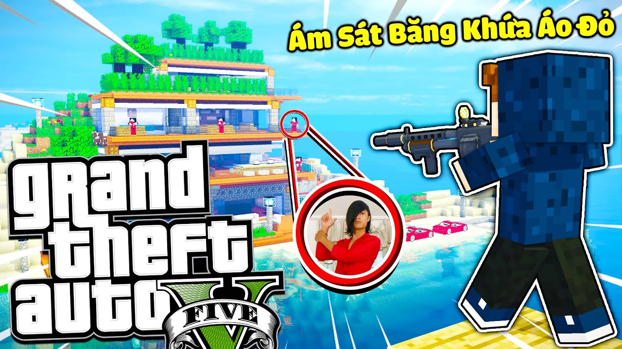 MINECRAFT GTA 5 Tập 13 : JAYGRAY ÁM SÁT BĂNG KHỨA ÁO ĐỎ BẠN THÂN KHỨA ÁO XANH*THÁNH CHẠY TÓP TÓP🏃‍♂️