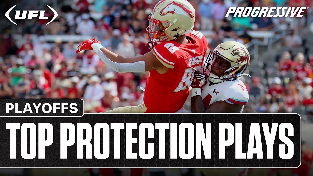UFL Best Playoff Defensive Plays | Protection Plays | United Football League