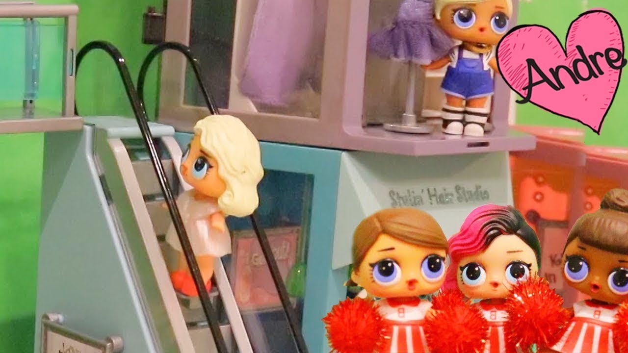 Mu&ntilde;ecas L.O.L. porristas en concurso | Juguetes con Andre para ni&ntilde;as y ni&ntilde;os
