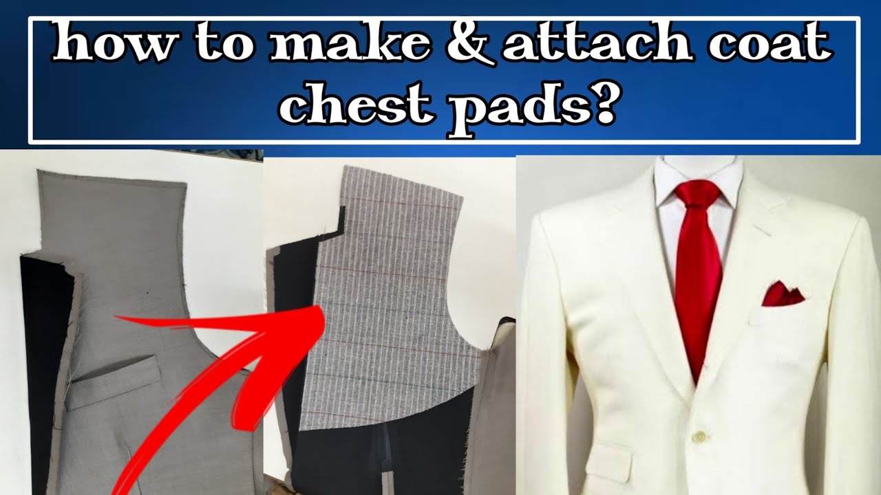 How to make & attach coat chest pads, learning tailoring | master tailor