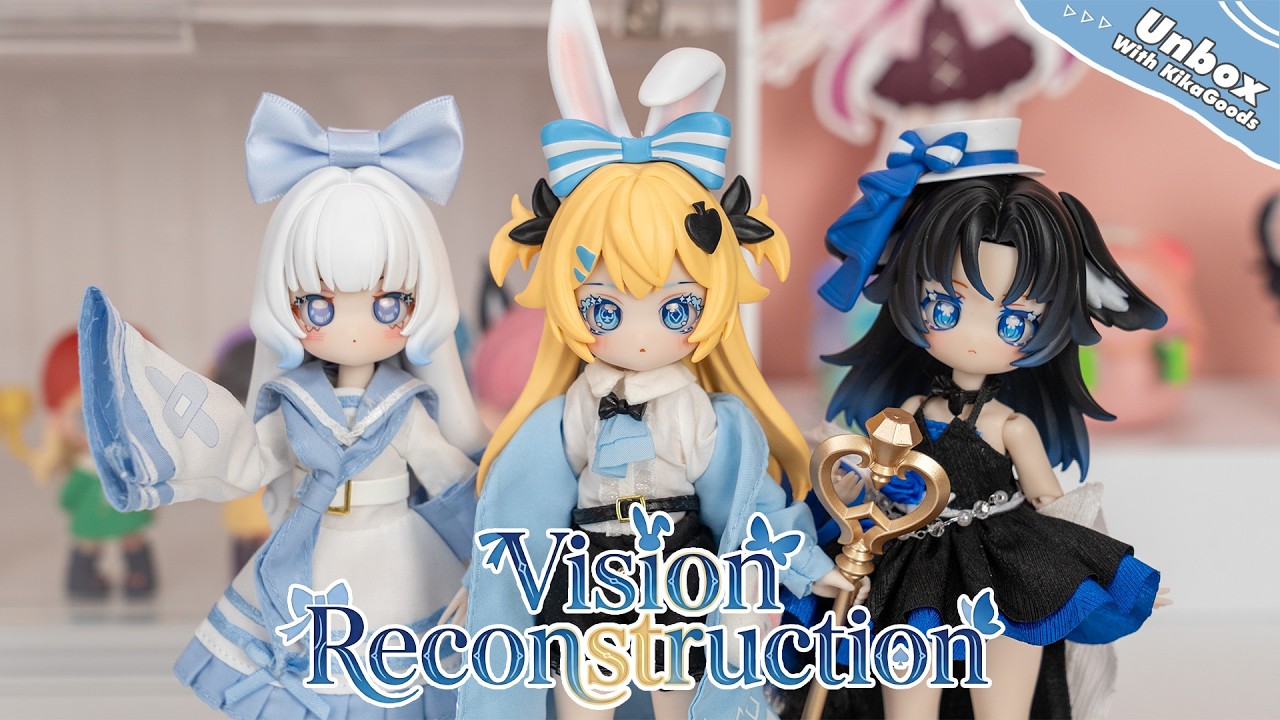 Распаковка фигурок из серии Vision Reconstruction #kikagoods #unboxing #asmr #blindbox #kawaii