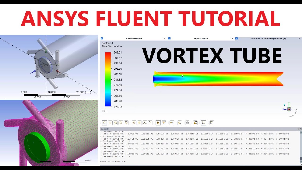 ANSYS FLUENT® Tutorial | CFD Simulation of Vortex Tube