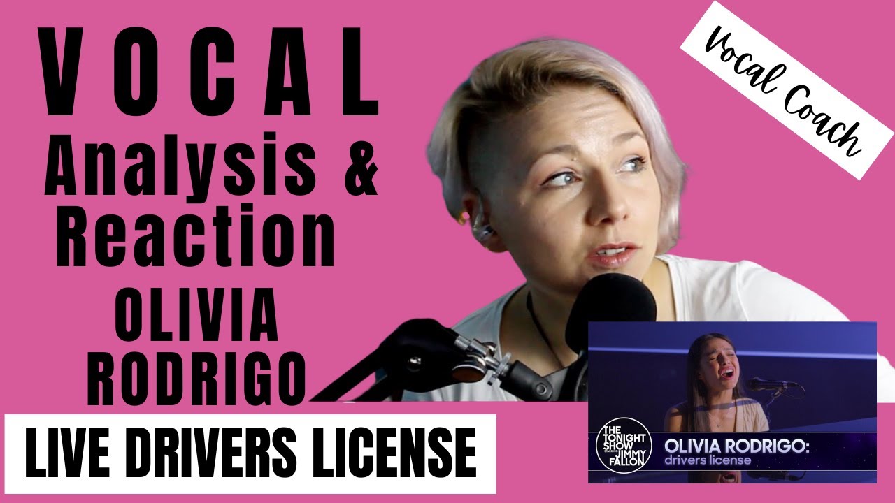 Olivia Rodrigo - LIVE - Vocal Coach Reacts to Driver's License