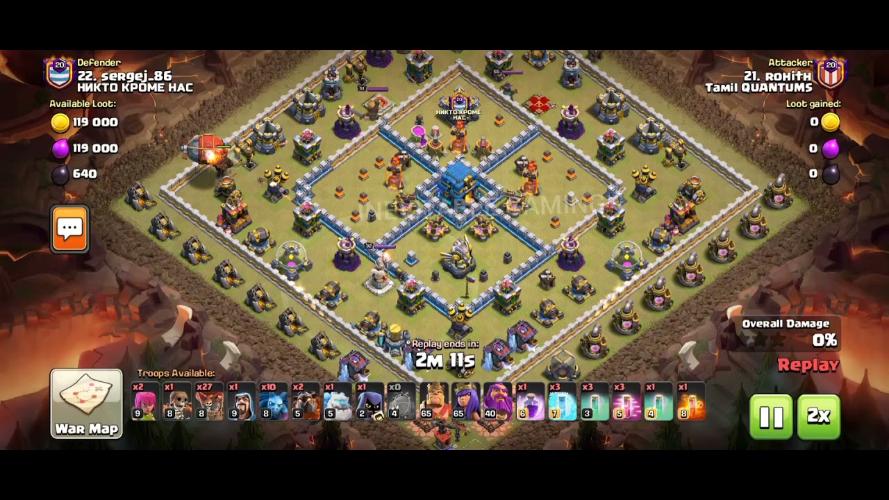 BLIZZARD + LALOON TH12 CLAN WAR LEAGUE 3 Star Attack