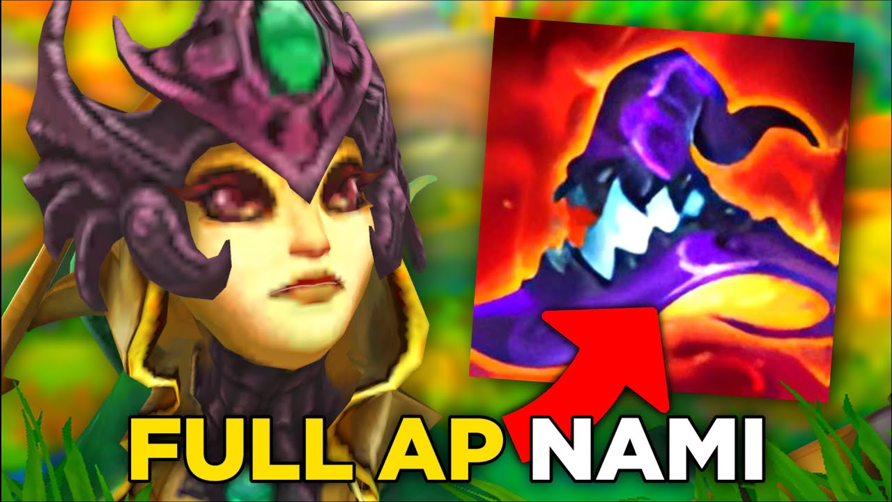 Full AP Nami pływa na midzie w League of Legends