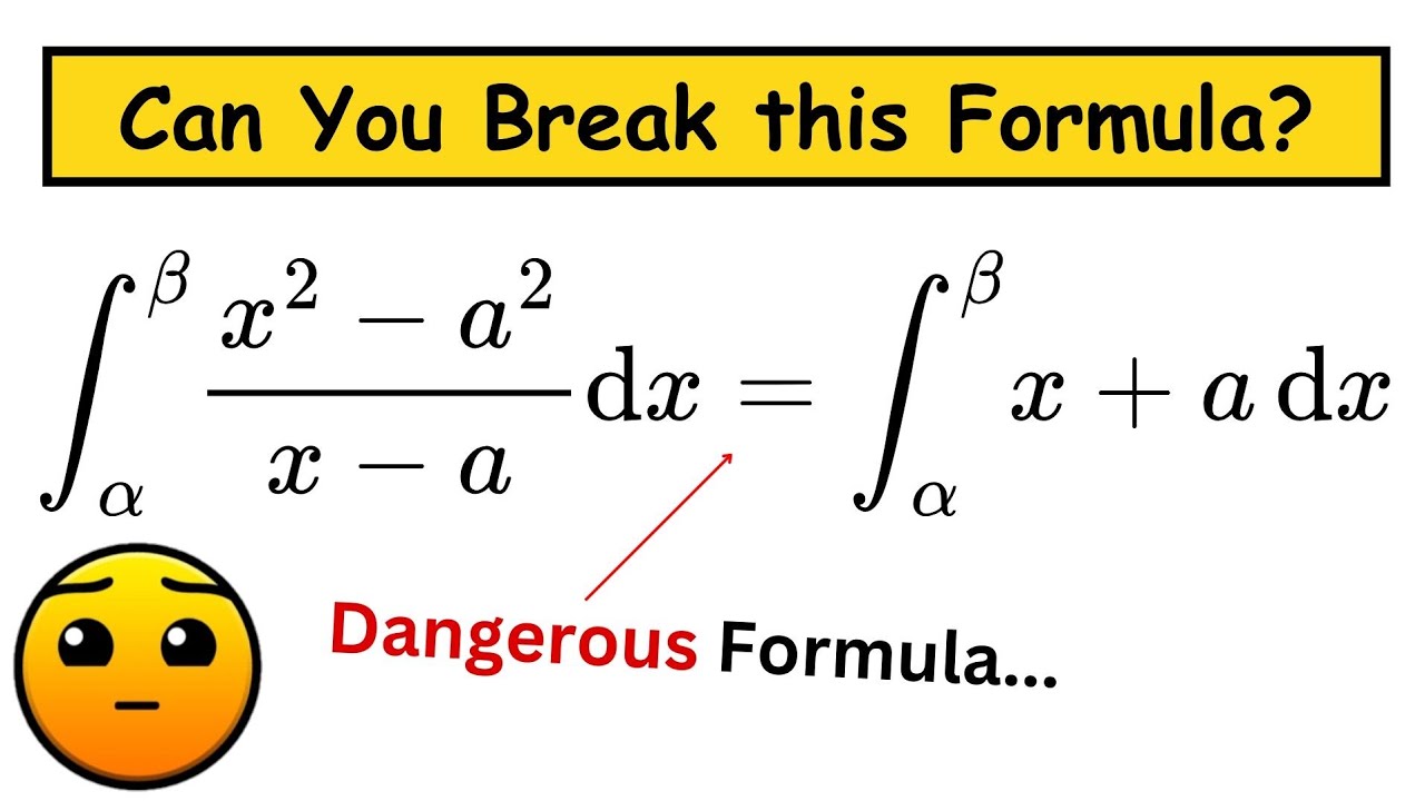 Most Dangerous Formula In Calculus