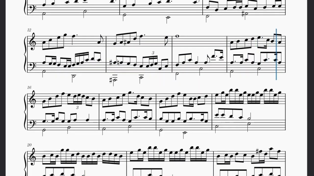 Piano song made in MuseScore