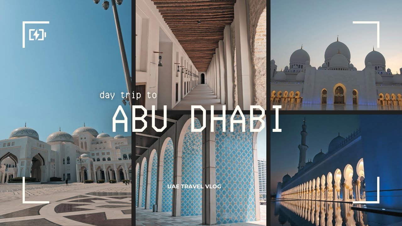 A day in Abu Dhabi 🌟 | From Dubai by Bus + Our One Day Itinerary 