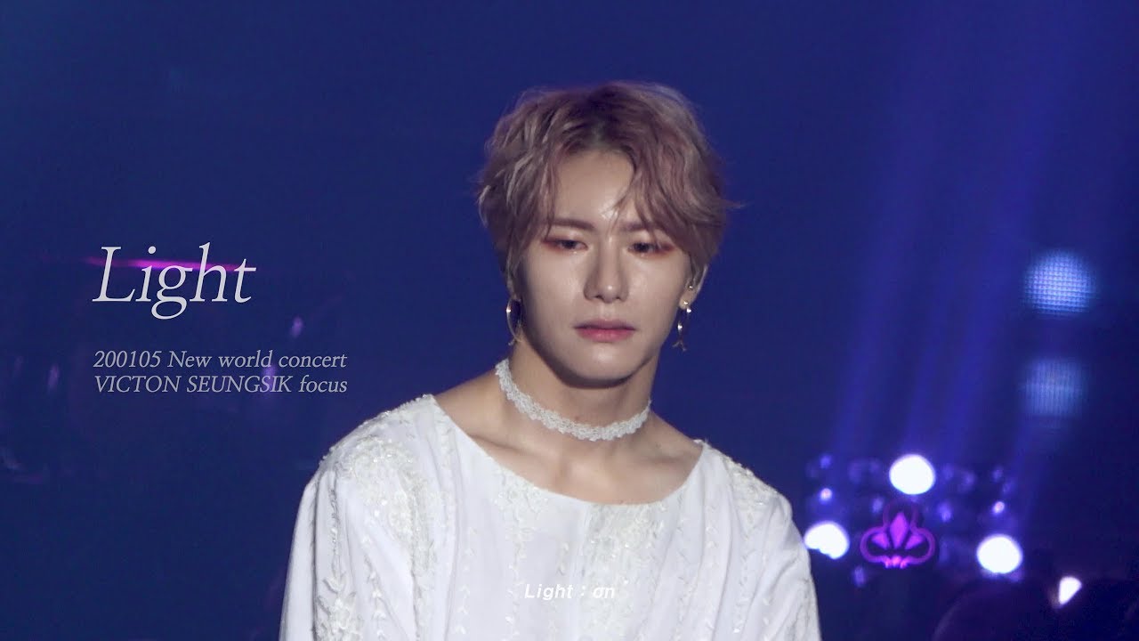 [4K] 200105 New world concert -  VICTON(빅톤) : Light / 승식(SEUNGSIK) Focus