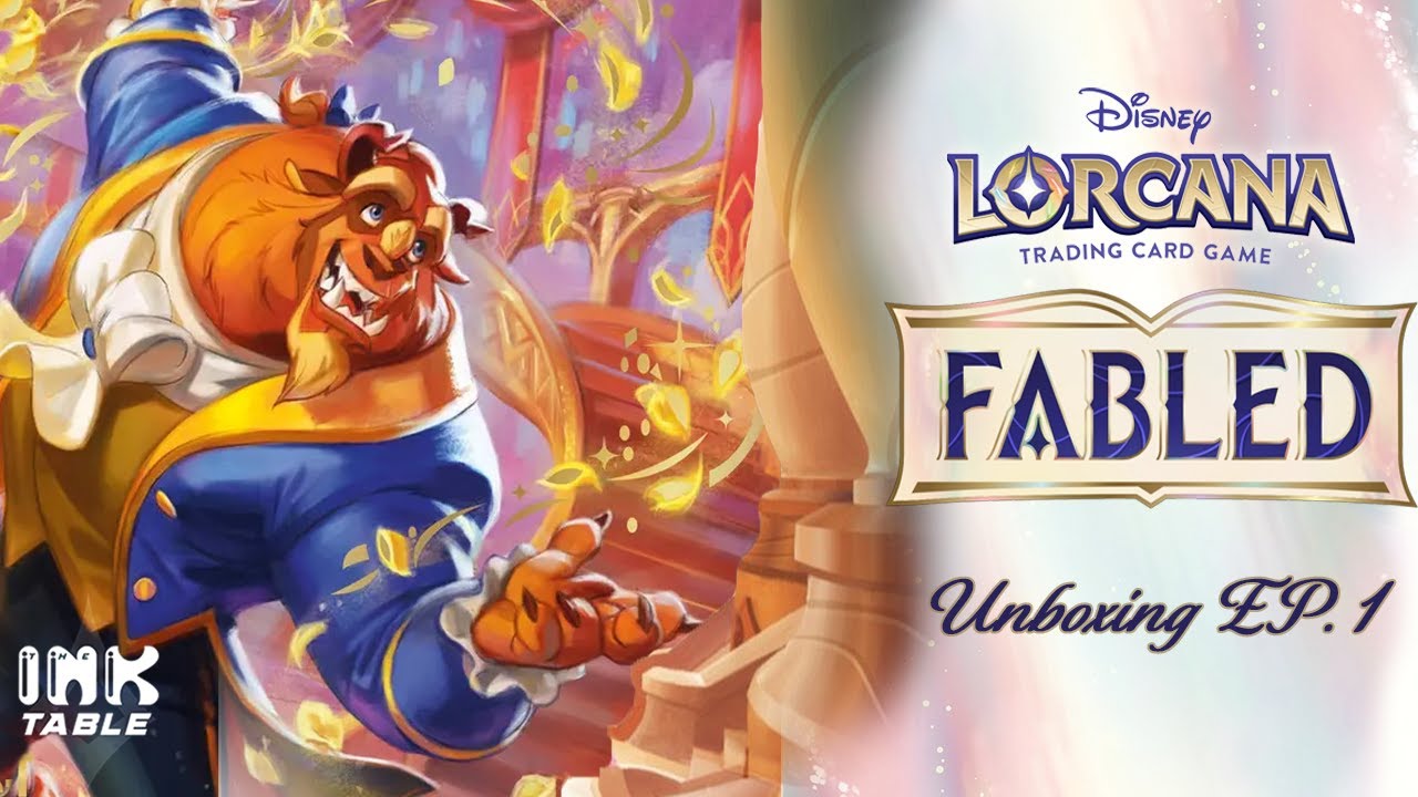 Our First Disney Lorcana Fabled Unboxing | The Ink Table Podcast