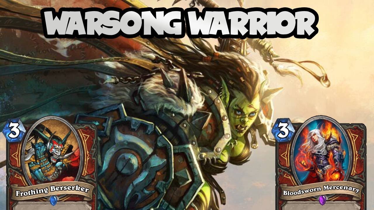 Charge Forward with Warsong Warrior!! This deck has A LOT of DAMAGE!
