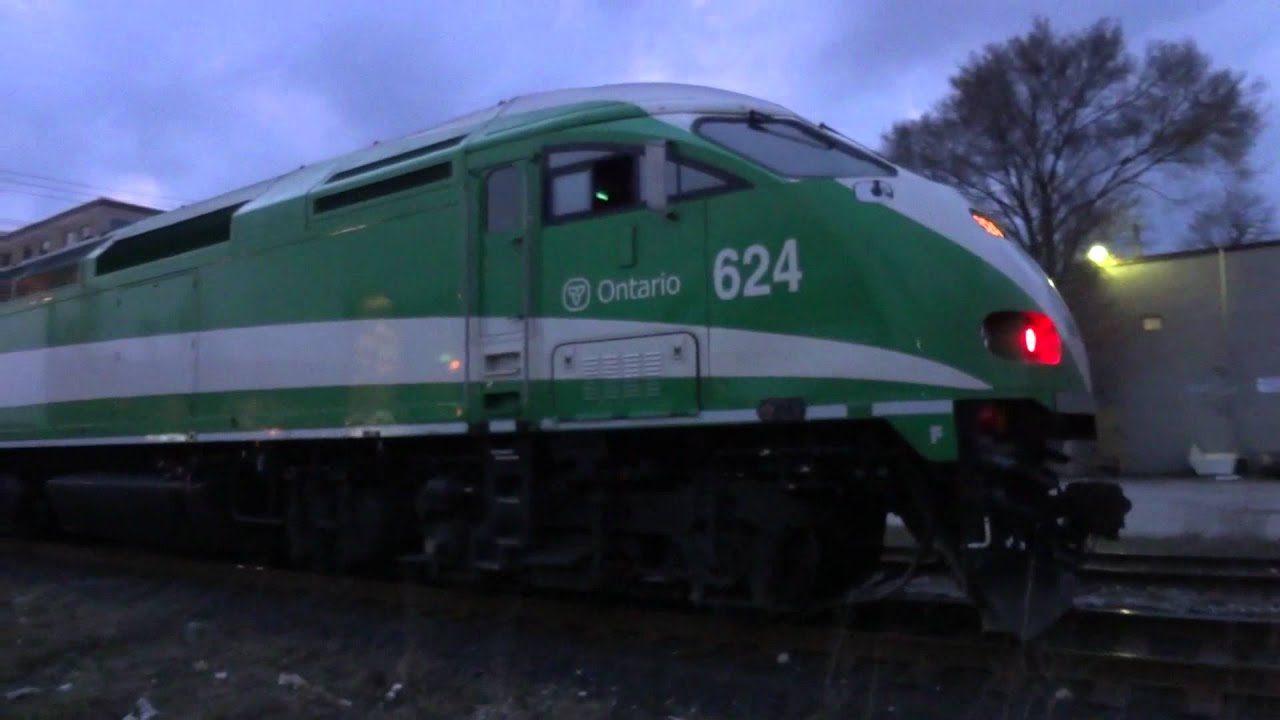 Various Via Rail, GO Transit, and Freight Train Action in Kitchener, ON Spring of 2012