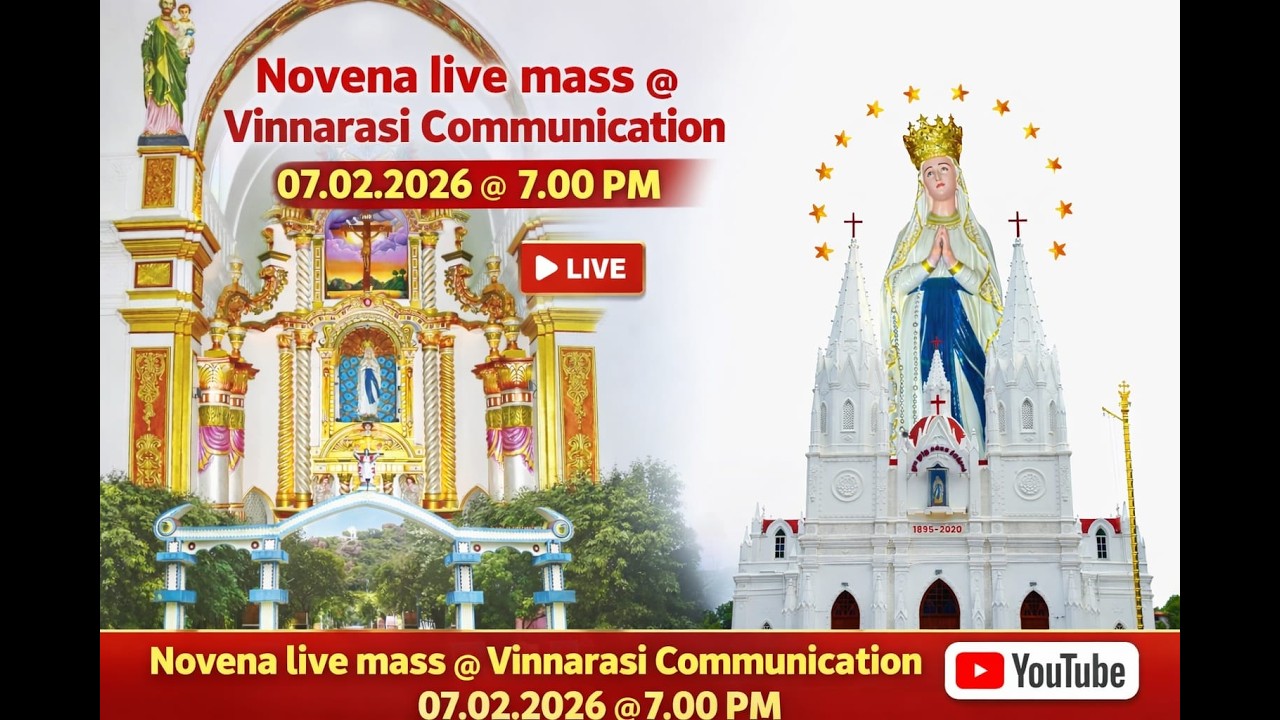 🔴LIVE | Our Lady of Lourdes Shrine, Chetpet, The Day of Eucharist | Feb 09, 2026 |Diocese of Vellore
