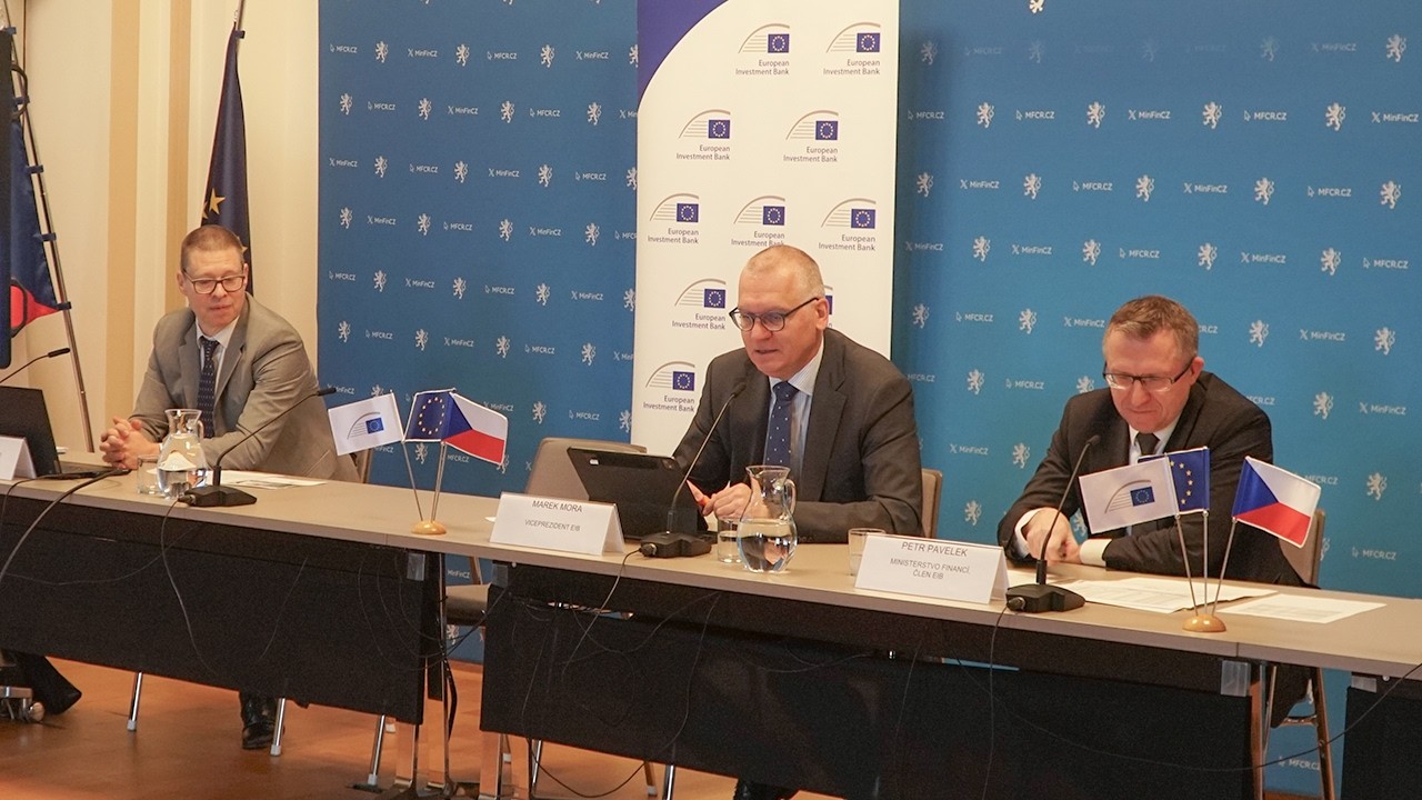 Tisková konference s viceprezidentem EIB