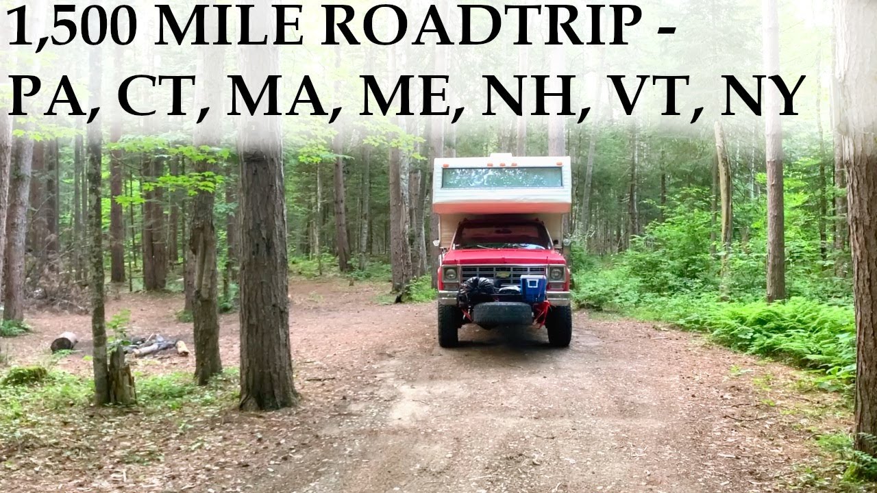 NEW ENGLAND OFF-GRID CAMPING TRIP - Home Built Truck Camper