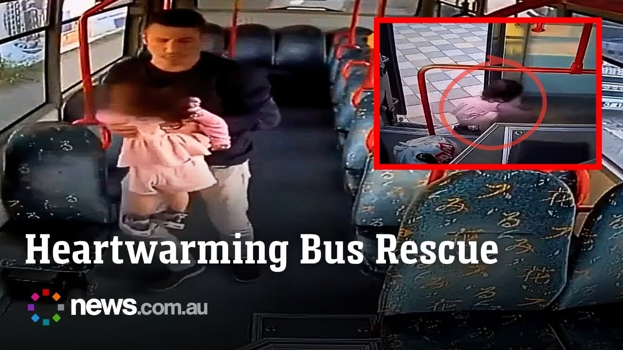 Kindhearted bus driver rescues lost toddler found alone inside vehicle