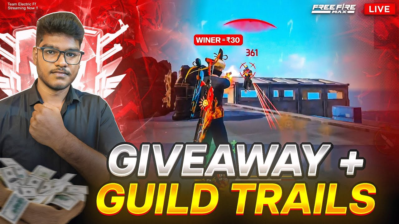 1V1 KOTTU ₹30 PATTU TEAM ELECTRIC IS LIVE  facecam live free fire #free fire