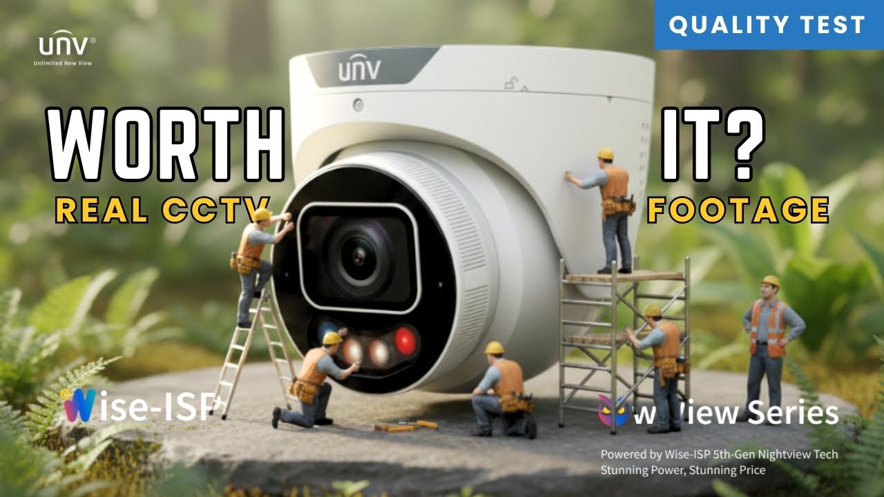 4MP CCTV Camera Test: Day vs Night Footage (Is It Worth It?) | Best Quality CCTV | Zoom in and out!!