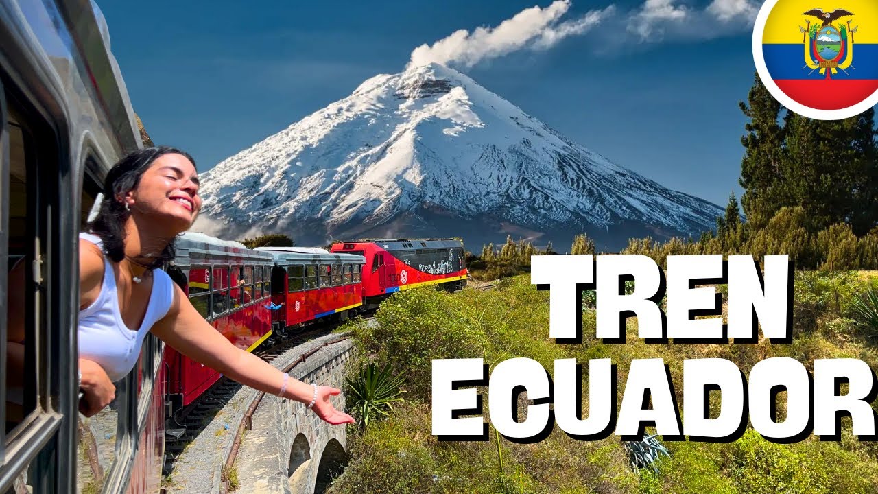 Viajamos EN TREN en Ecuador 🇪🇨🚂 l Así es el tren de Ibarra - Geleocos
