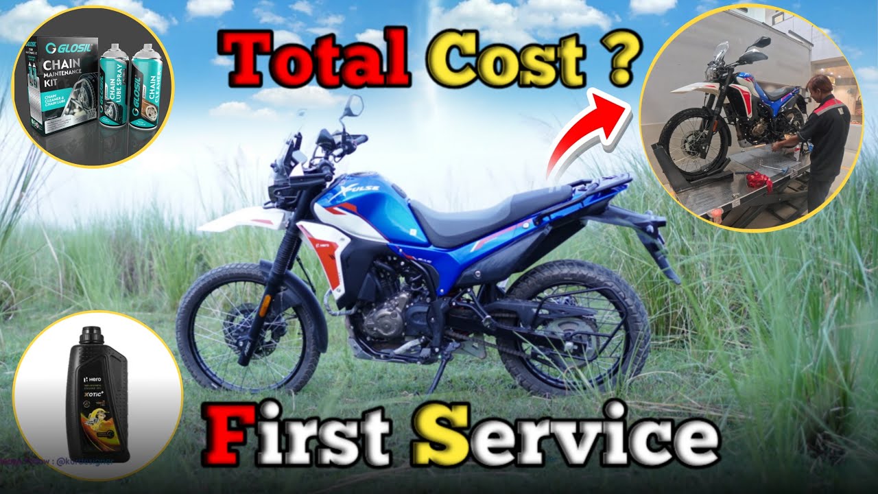 Hero Xpulse 210 First Service Real Maintenance Cost & Mileage After Service