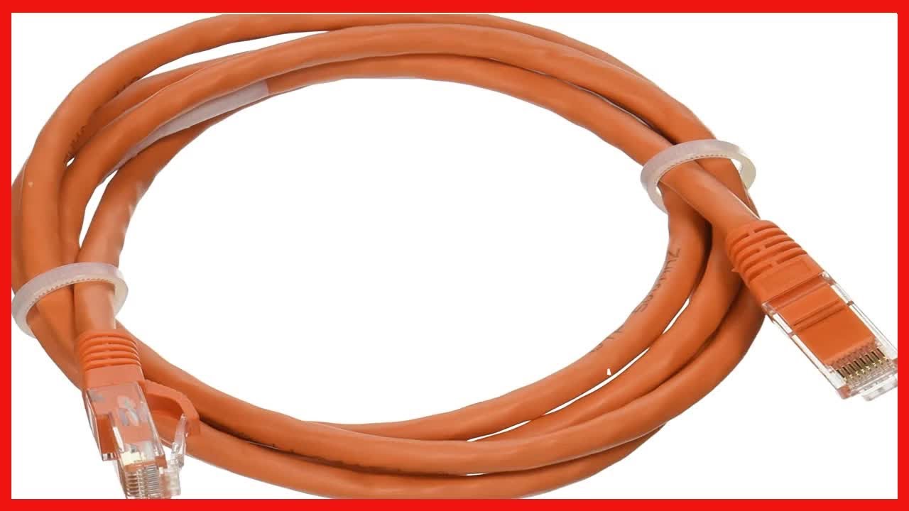 C2G 31382 Cat6 Crossover Cable   Snagless Unshielded Network Patch Cable, Orange 5 Feet, 1 52 Meter