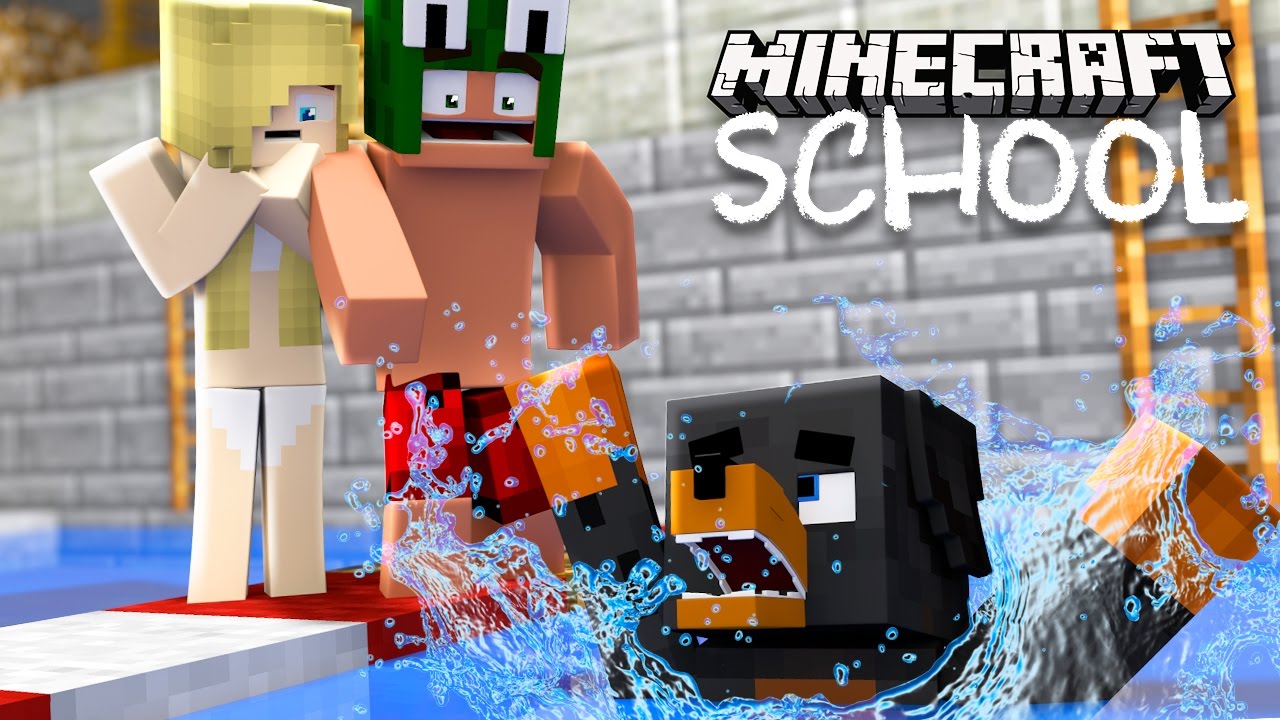 Minecraft School - THE BIG SWIMMING COMPETITION!
