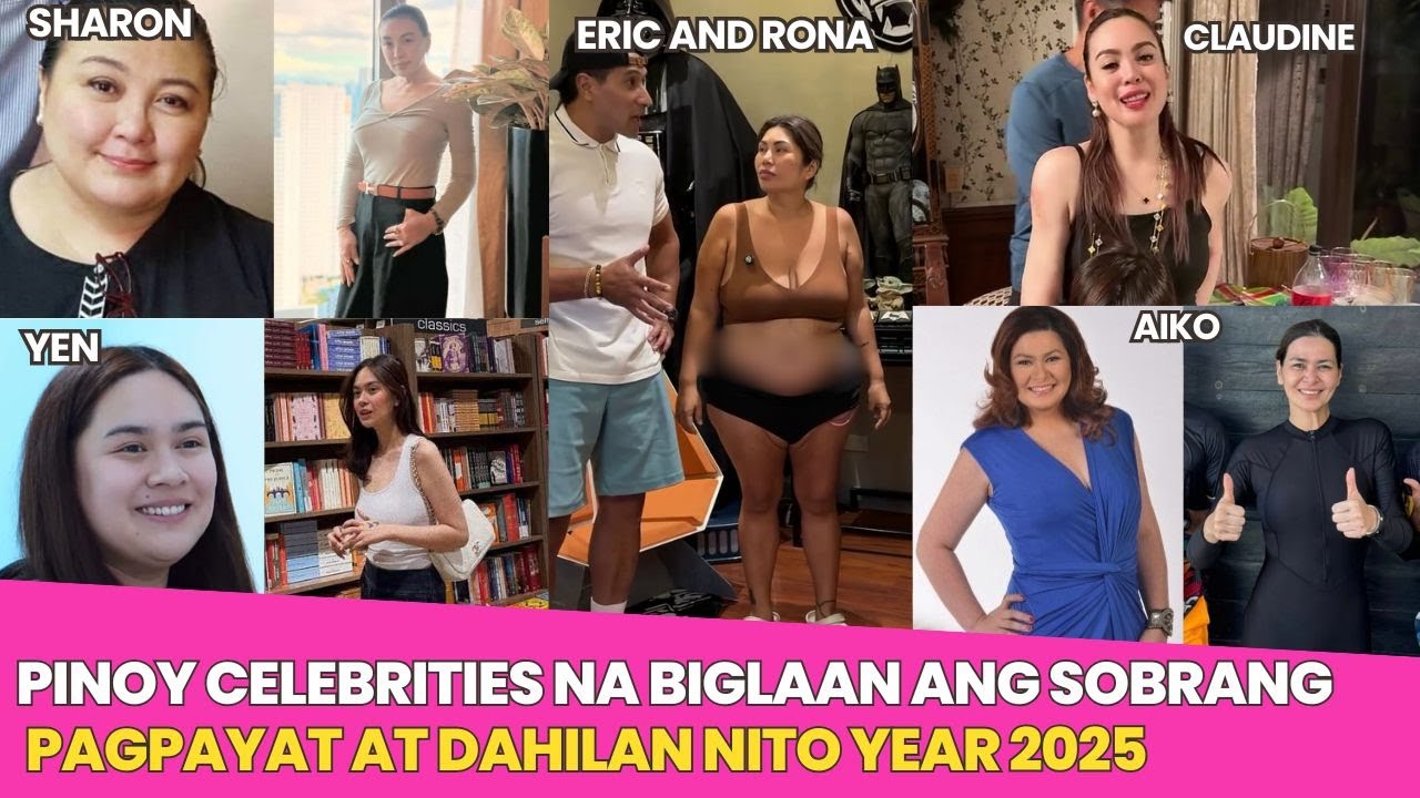 Top 10  PINOY CELEBRITIES na BIGLAAN ang SOBRANG PAGPAYAT this 2025, NAKAKATAKOT NA!