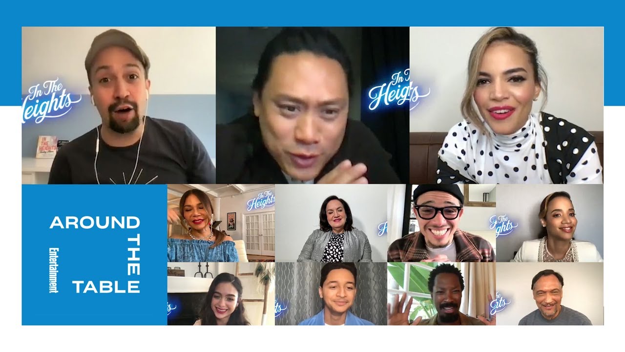 'In the Heights' Cast Reacts to Their New Film | Around the Table | Entertainment Weekly