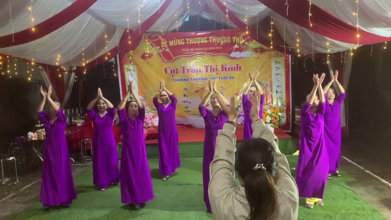 Chúc thọ cụ 2026 Hội người cao tuổi thôn Can Bi 1
