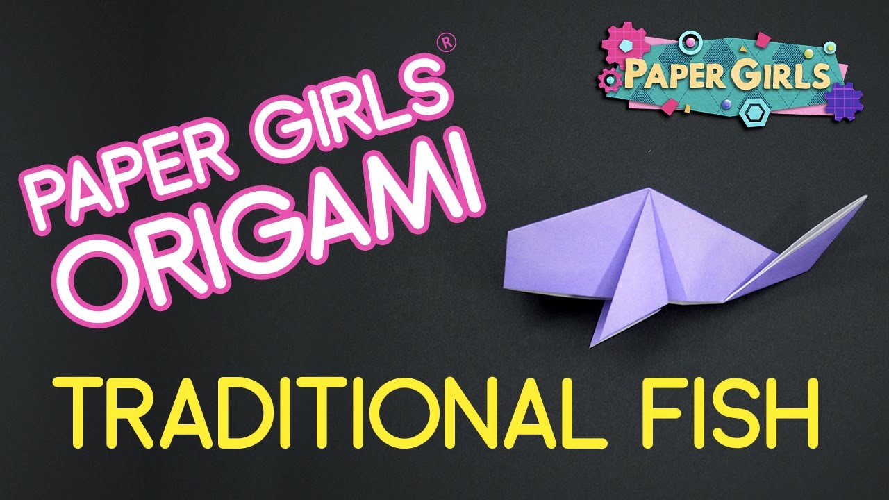 Origami Project for Episode 1 | A Traditional Fish | The Paper Girls Show