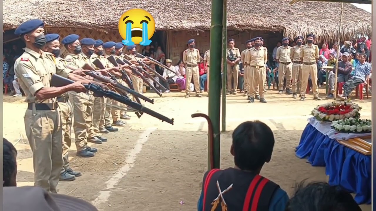 Tangnyu Village VG Afsos Parade in honour of Late Shri.Wangshom VG Tangnyu Village 