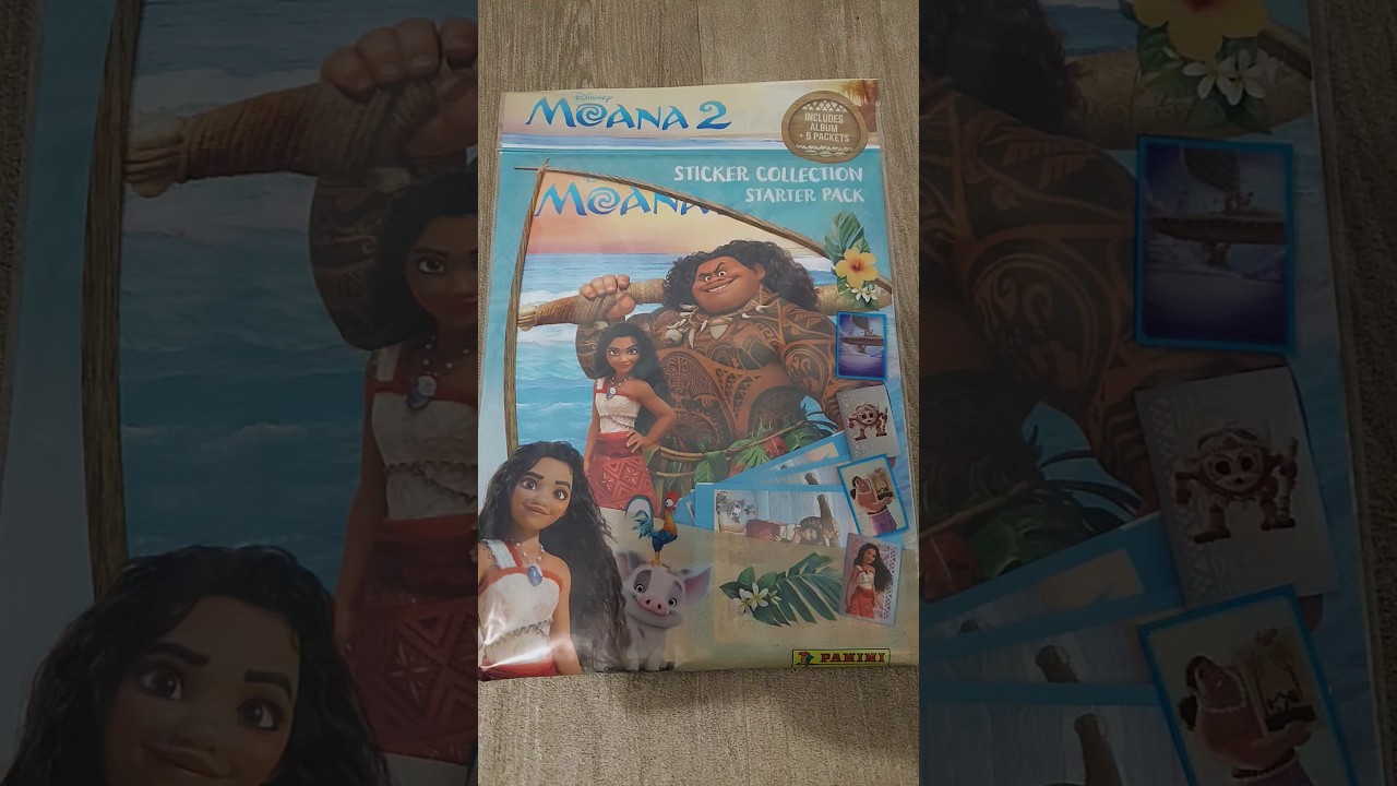 Panini Disney Moana 2 Sticker Collection #moana #moana2 #Disney #shorts