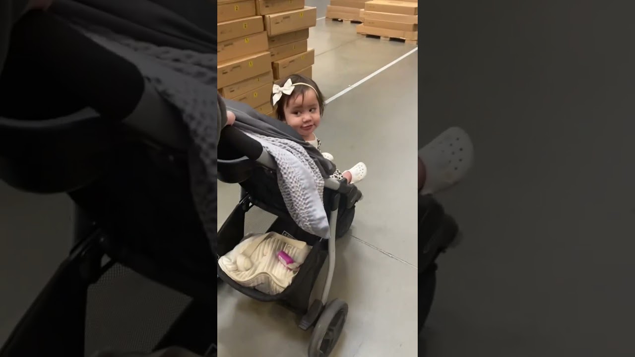 My shopping 🛍️ partner! #iloveyou #smile #daughter #crocs #cutenessoverload #toddler #outandabout