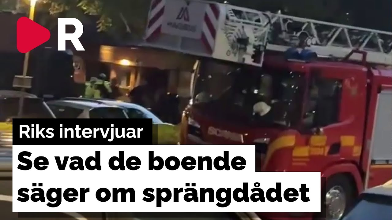 Vad säger de boende om sprängdådet i Sollentuna?