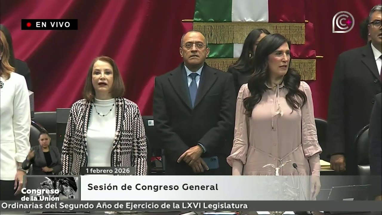 Sesión de Congreso General, del 1 de febrero de 2026