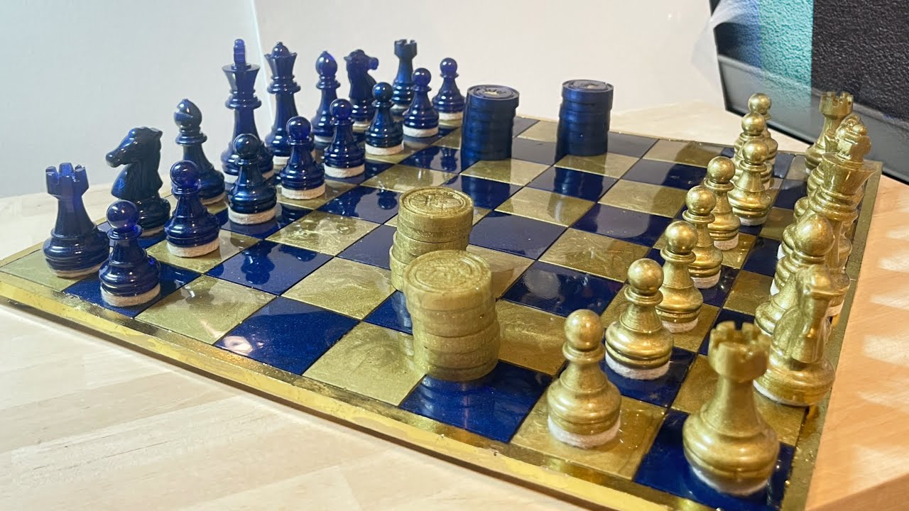 How to Make a Chess/Checker Board Using Epoxy Resin
