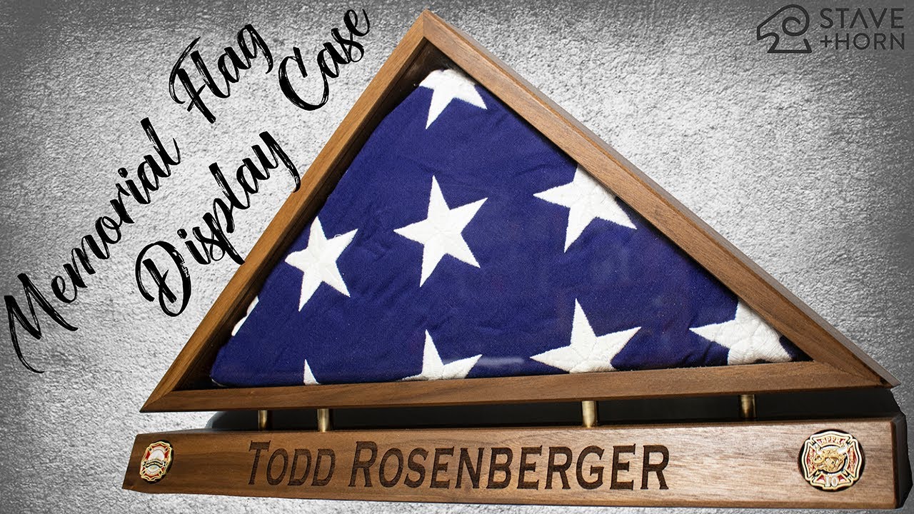 Making a Memorial Flag Display Case // DIY Woodworking