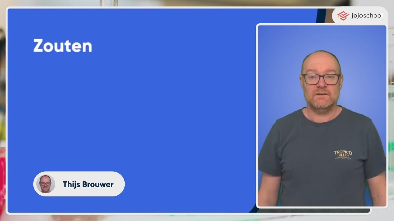 Zouten - Scheikunde - HAVO & VWO