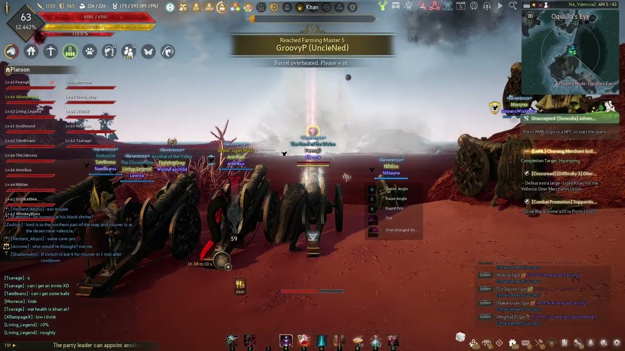 Black Desert Online 757 gs Awakening Ninja guild boss compilation 2