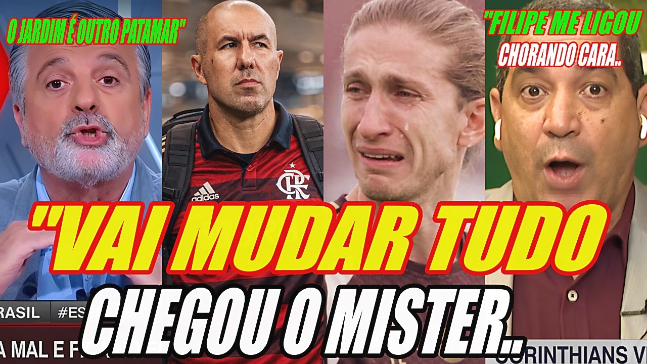 🚨 ZINHO DESCEU A LENHA SOBRE A CHEGADA DE LEONARDO JARDIM NO FLAMENGO! FILIPE LUIS FOI DEMITIDO