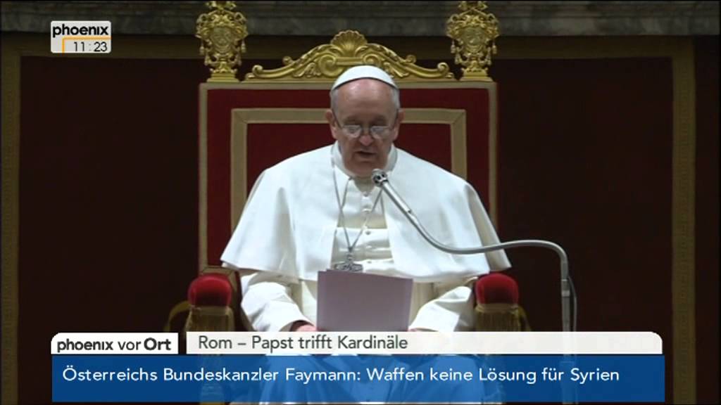 Papst Franziskus trifft Kardinäle - VOR ORT vom 15.03.2013