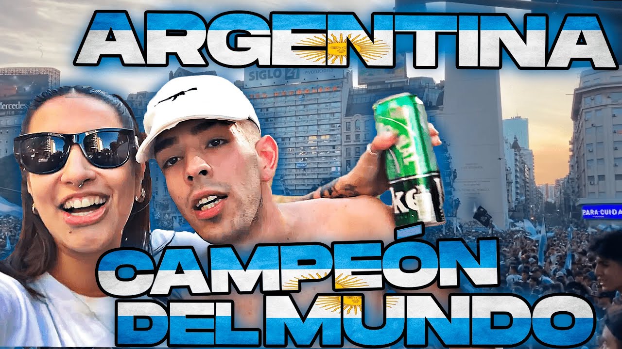 ARGENTINA CAMPEON DEL MUNDO - FESTEJO CON LA MDS