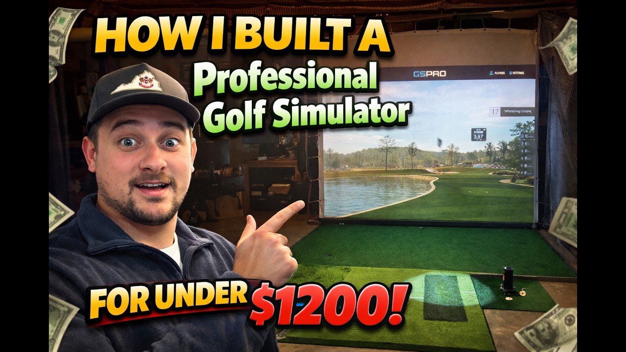 DIY Professional Golf Simulator For Under $1200