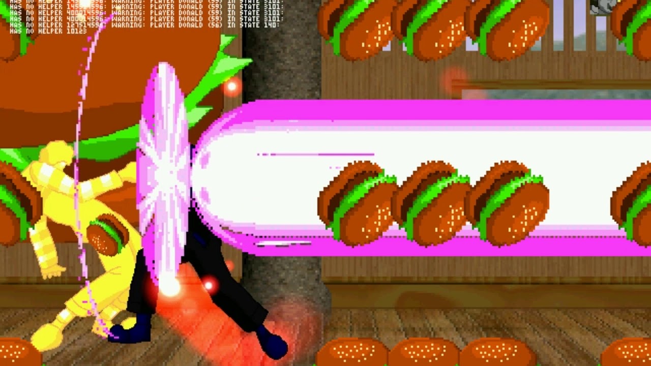 MUGEN: Super Dark Donald & Shadow Ronald V.S Ultimate Donald (12p) & K-Dark Ronald